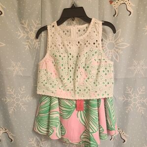 Lilly pulitzer 2pc set size 12 girls